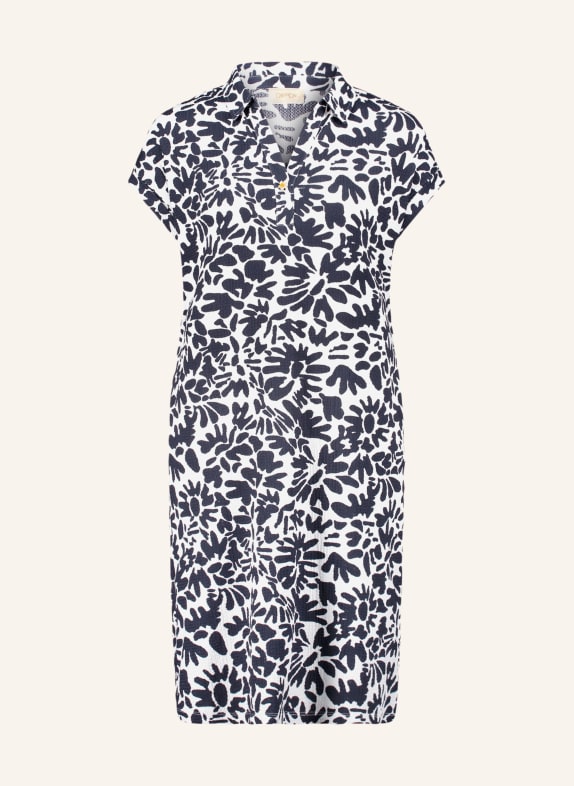 CARTOON Jurk DONKERBLAUW / WIT