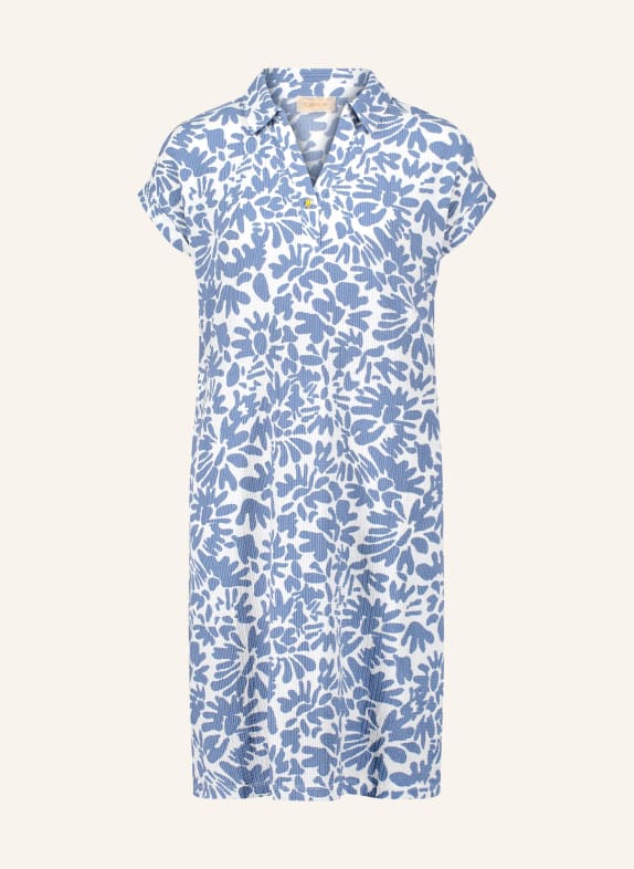 CARTOON Jurk BLAUW / WIT