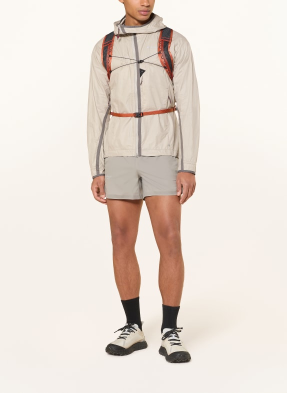 Klättermusen ANSUR HOODED Windbreaker GRAY