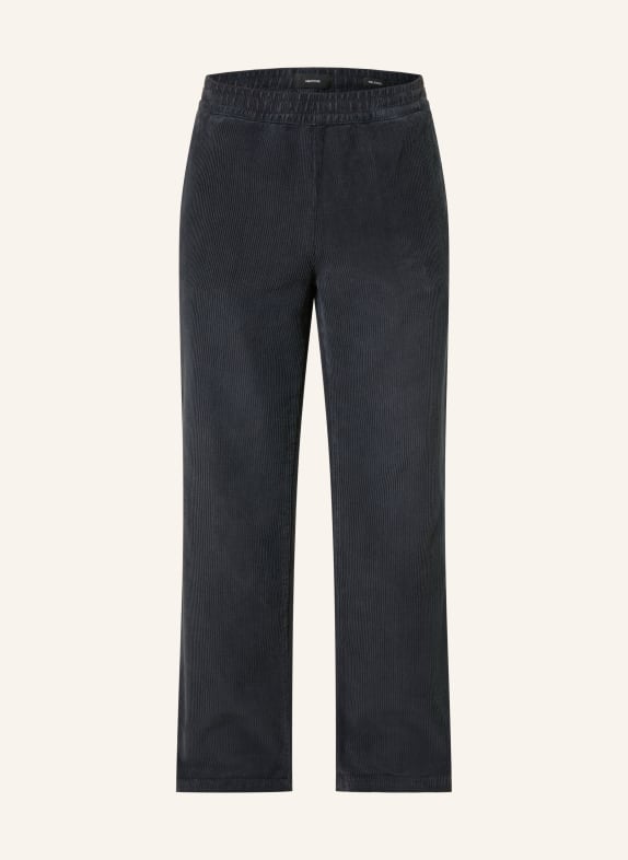 EIGHTYFIVE Pantalon en velours côtelé coupe décontractée GRIS FONCÉ