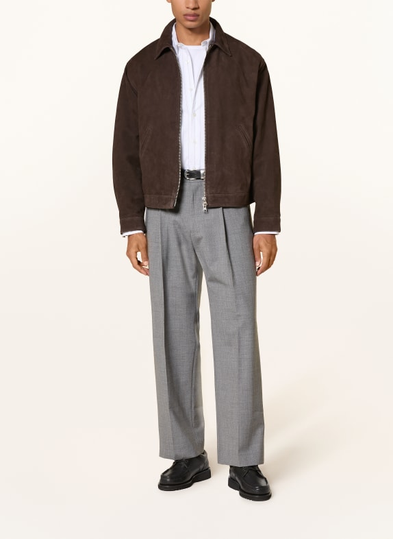 NN.07 Lederjacke PETRUS DUNKELBRAUN