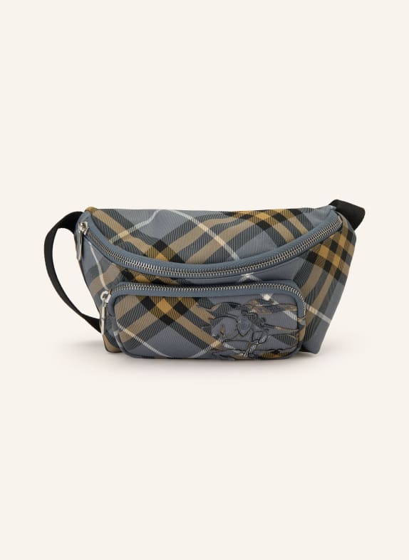 BURBERRY Heuptasje CLASSICS SMALL BLAUWGRIJS / ZILVER / BEIGE