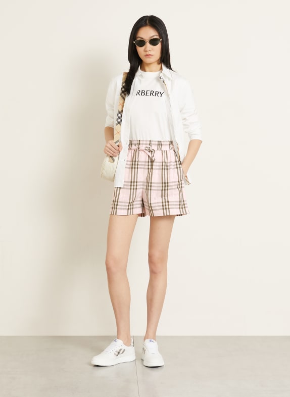 BURBERRY Shorts EVELYN HELLROSA / OLIV / HELLGRÜN
