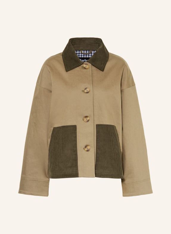 Barbour Jacke CLOVERDALE KHAKI / DUNKELGRÜN