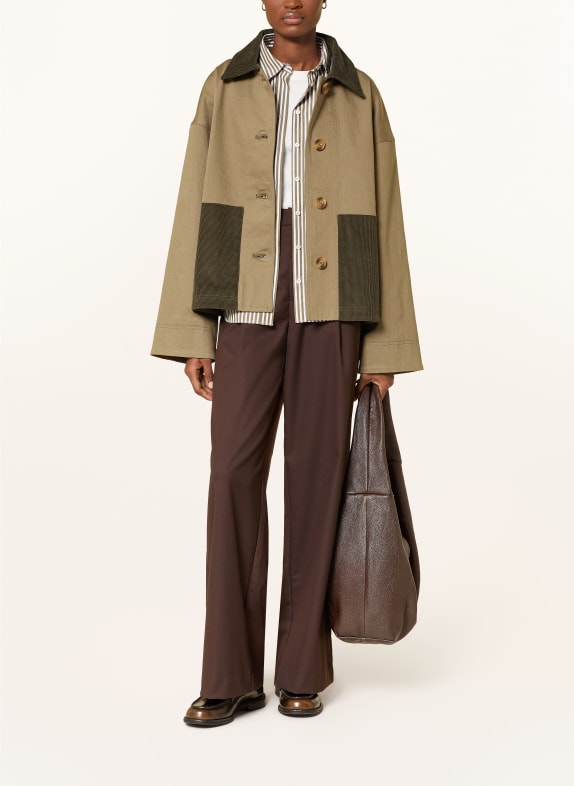 Barbour Jacke CLOVERDALE KHAKI / DUNKELGRÜN