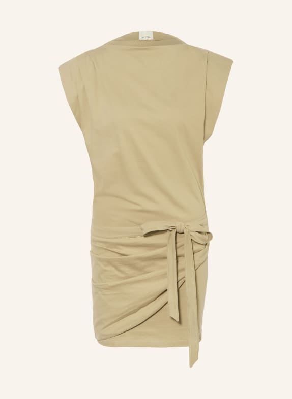 ISABEL MARANT Jerseykleid MARIELLE in Wickeloptik OLIV