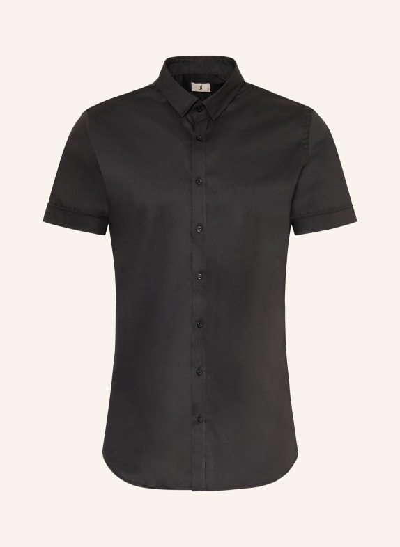 Q1 Manufaktur Hemd SANDRO Extra Slim Fit SCHWARZ