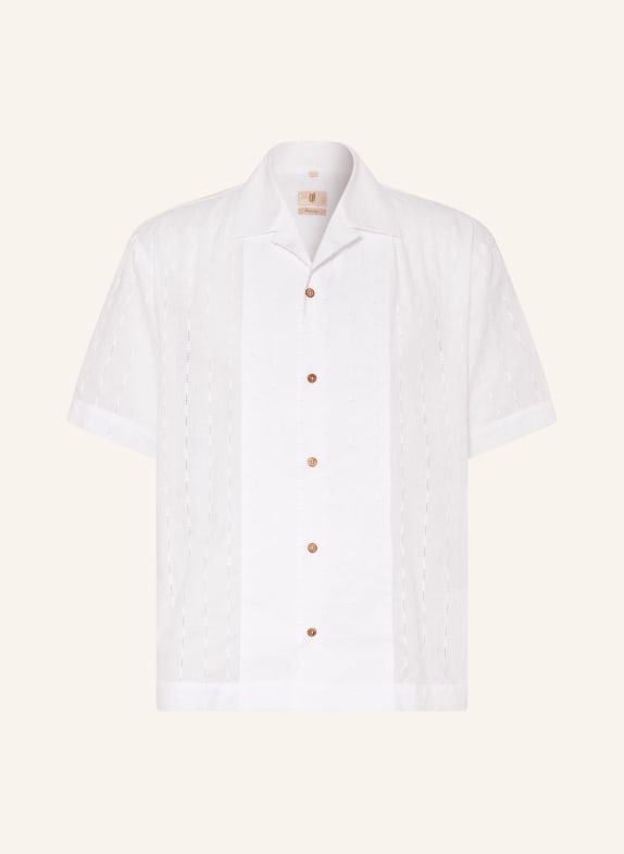 Q1 Manufaktur Resorthemd Loose Fit WEISS