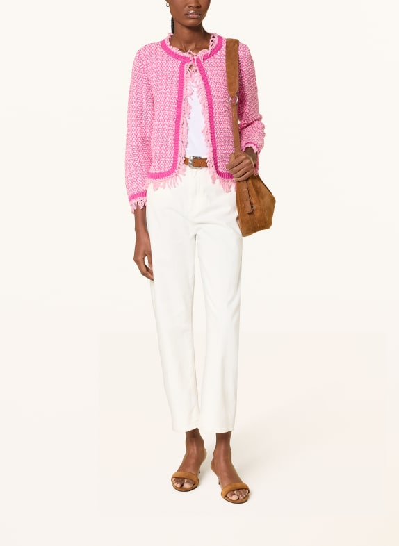 monari vest ROZE / CRÈME / ROZE