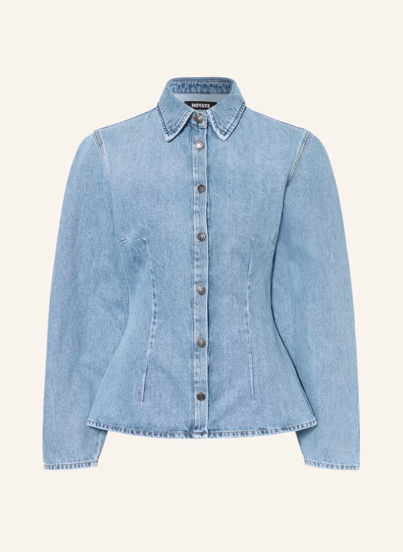 ROTATE spijkerblouse LICHTBLAUW