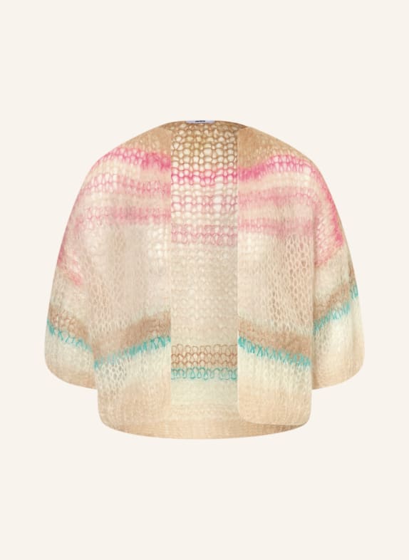 MAIAMI Strickhülle aus Mohair HELLROSA / PINK / TÜRKIS