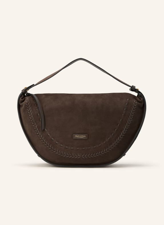 Marc O'Polo Torba typu sacooche AAYDA CIEMNOBRĄZOWY