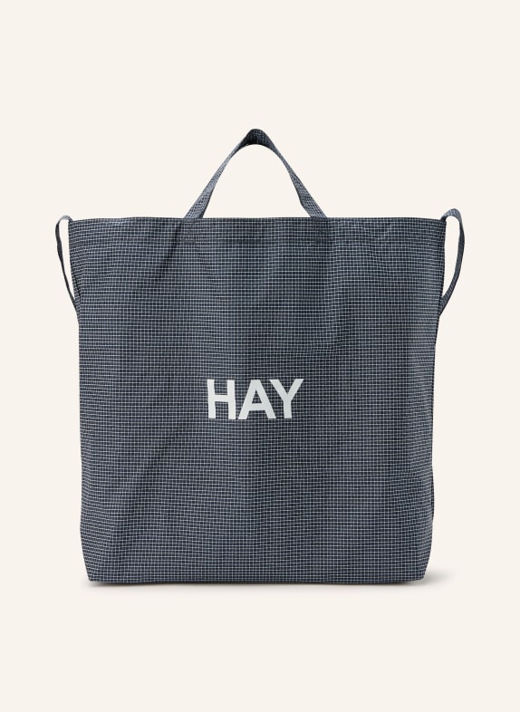 HAY Tote bag DARK BLUE / WHITE