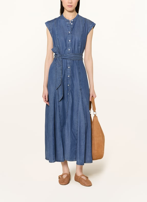 CARTOON Kleid in Jeansoptik BLAU