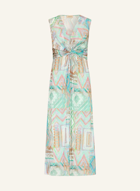 CARTOON Mesh-jurk MINT / ZALM / BLAUW