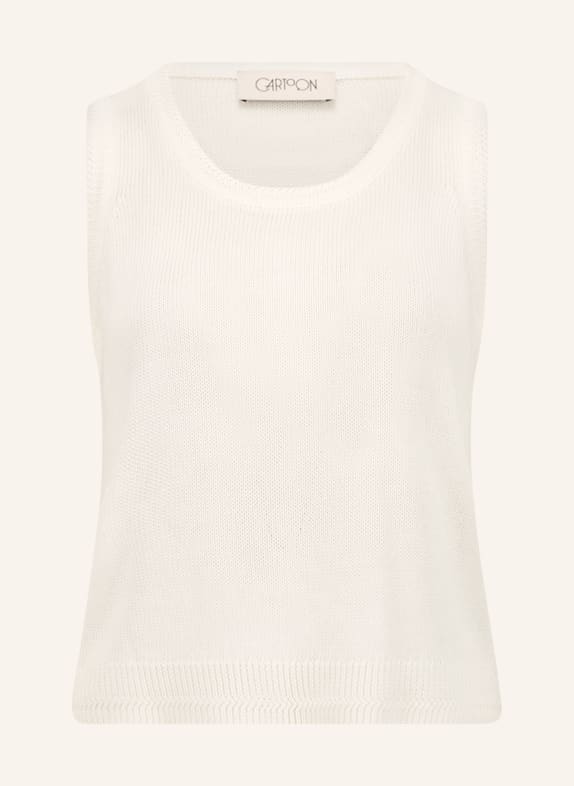 CARTOON Pullunder WEISS