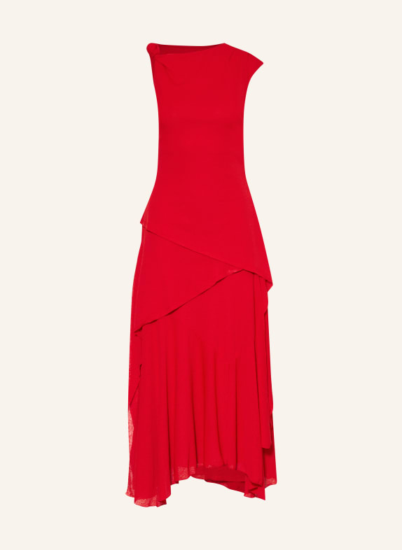 GANNI Kleid MARL ROT