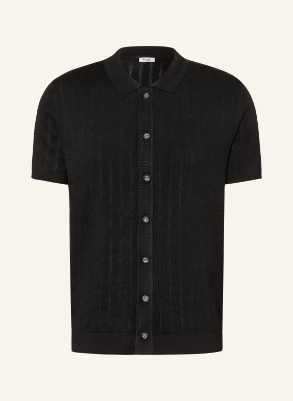 PAUL Chemise en maille Slim Fit NOIR