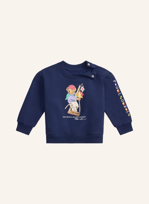 POLO RALPH LAUREN Sweatshirt DARK BLUE / RED / GREEN