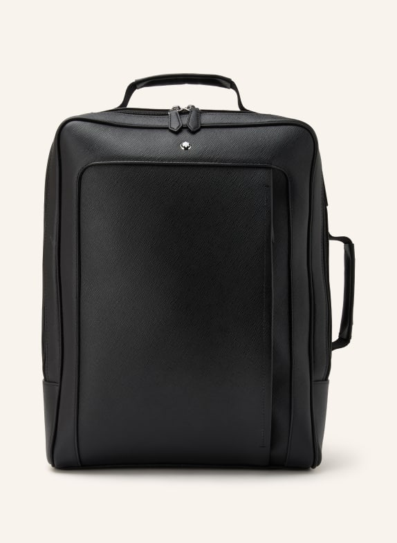 MONTBLANC COMPANION Saffiano Backpack with Laptop Compartment BLACK