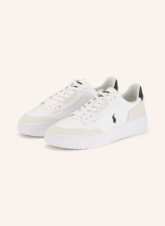 POLO RALPH LAUREN baskets BLANC