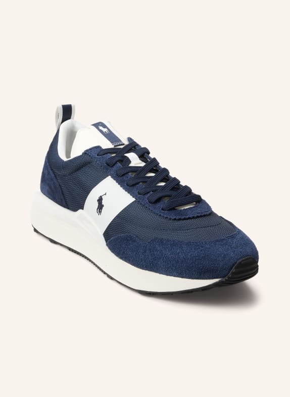 POLO RALPH LAUREN baskets BLEU FONCÉ / BLANC