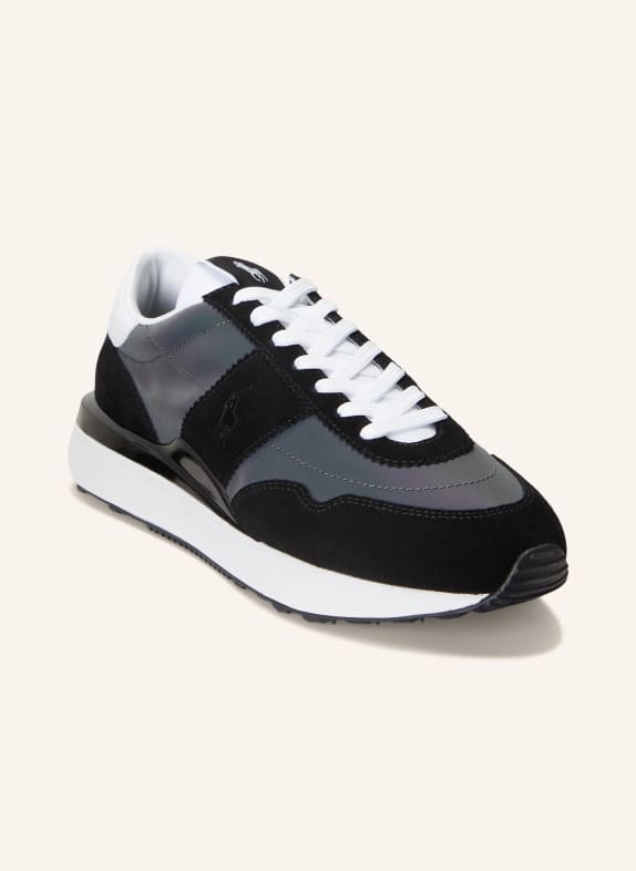 POLO RALPH LAUREN sneaker BLACK / DARK GRAY / WHITE