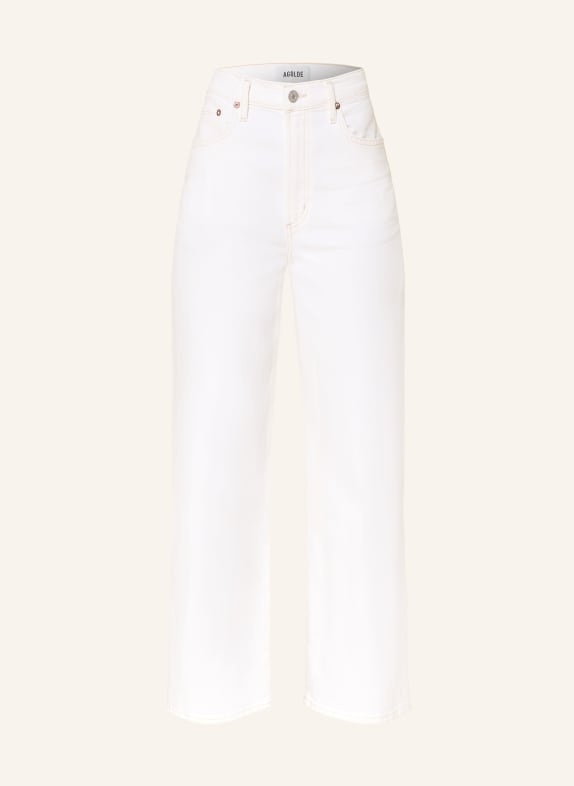 AGOLDE Jean court HARPER CROP whwsh white wash (white milk)
