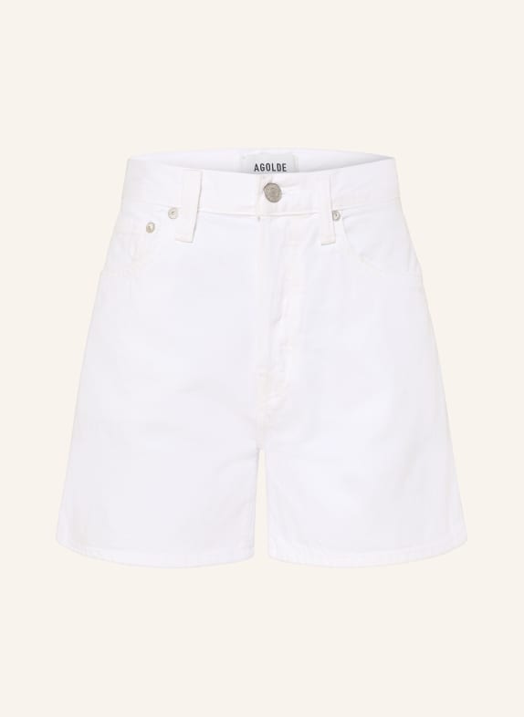 AGOLDE Jeansshorts PARKER LONG mmelo marshmallow (clean white)
