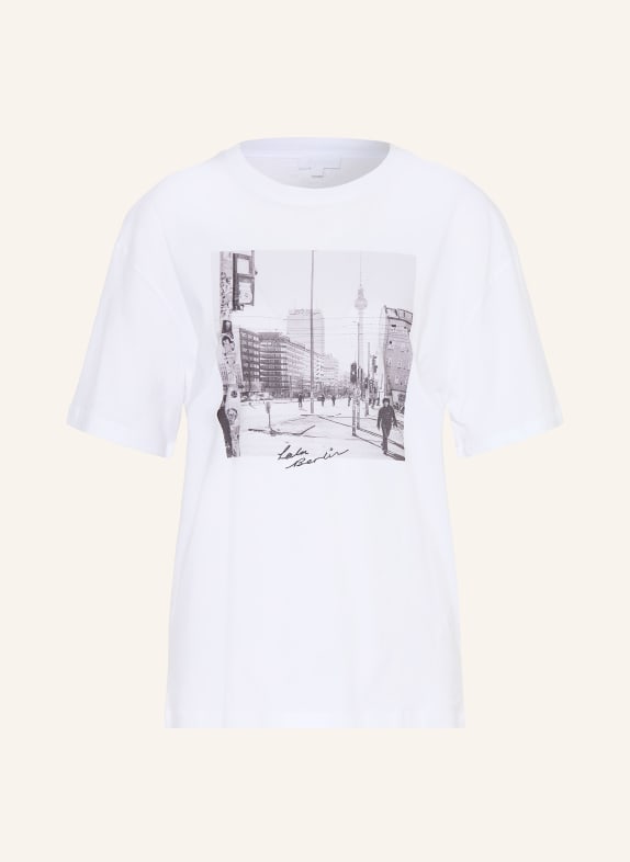 Lala Berlin T-shirt BERLIN BLANC / GRIS FONCÉ / GRIS