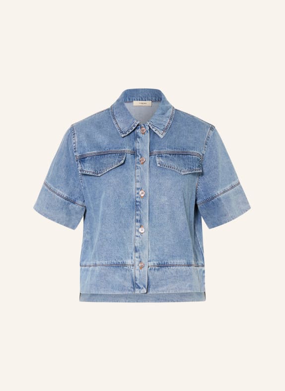SUNCOO Jeansbluse LAIKA BLAU
