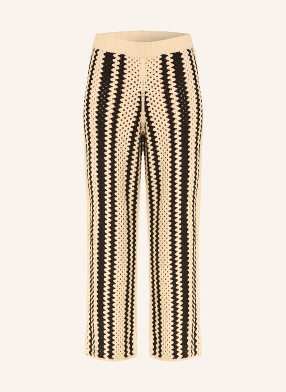 SUNCOO Häkelhose JEQUEL SCHWARZ / CREME