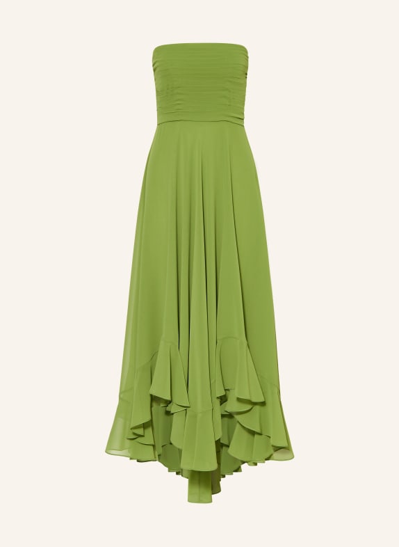 RETROFÊTE Off-Shoulder-Kleid LOUISA mit Volants GRÜN