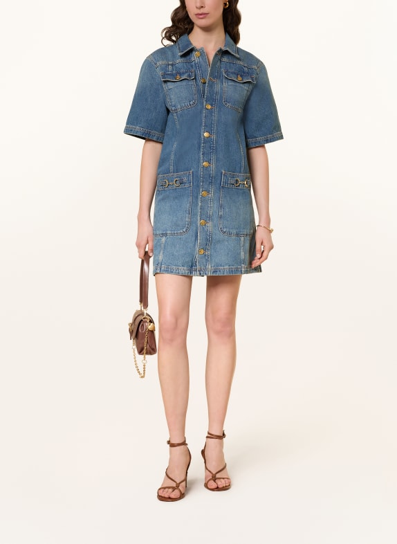 ULLA JOHNSON Jeanskleid BLAU