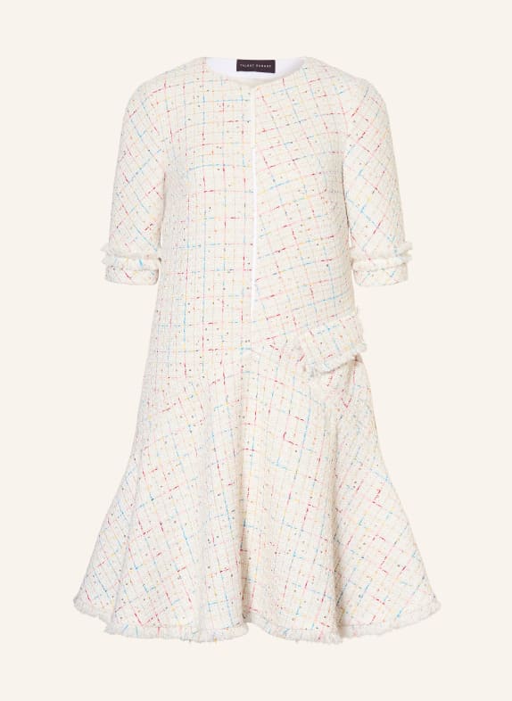 TALBOT RUNHOF robe en tweed 017 IVORY