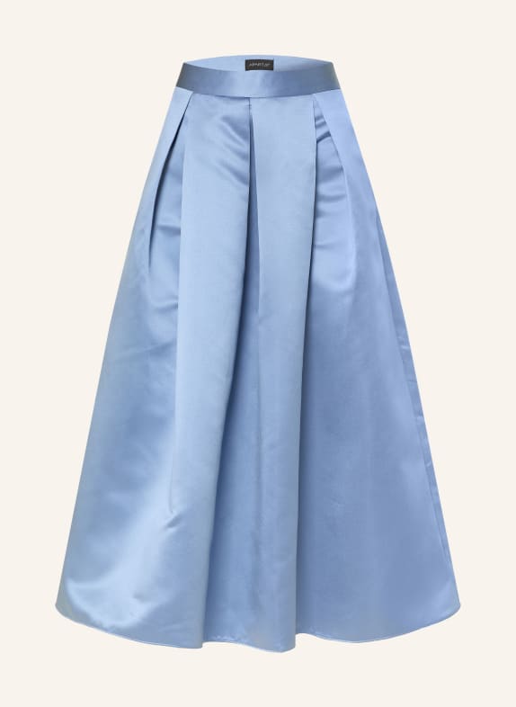 APART Satijnen rok LICHTBLAUW