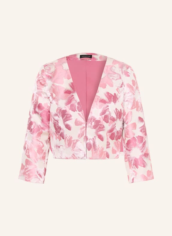 APART Boléro jacquard à manches 3/4 ÉCRU / VIEUX ROSE / ROSE