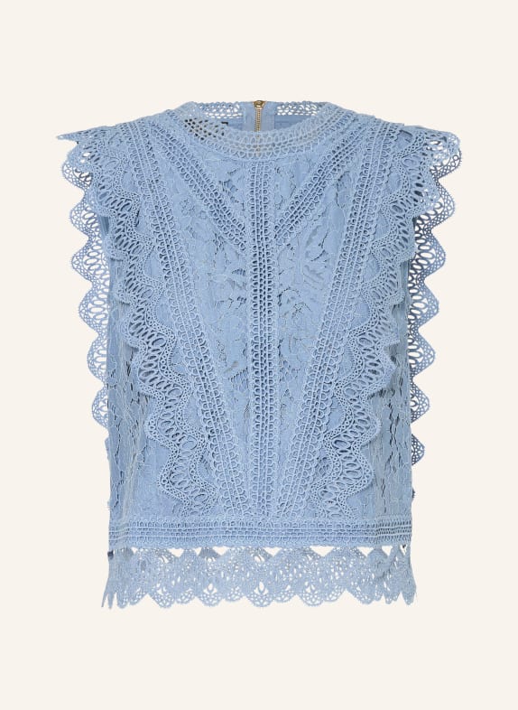 APART Spitzentop HELLBLAU