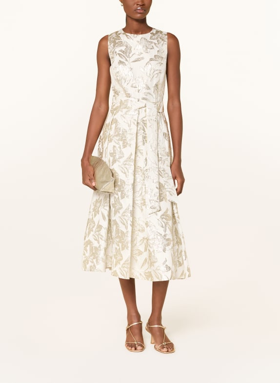 APART robe de cocktail ÉCRU / OR