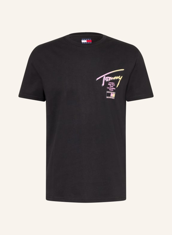TOMMY JEANS T-Shirt SCHWARZ