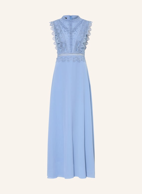 APART Evening gown with lace BLUE GRAY