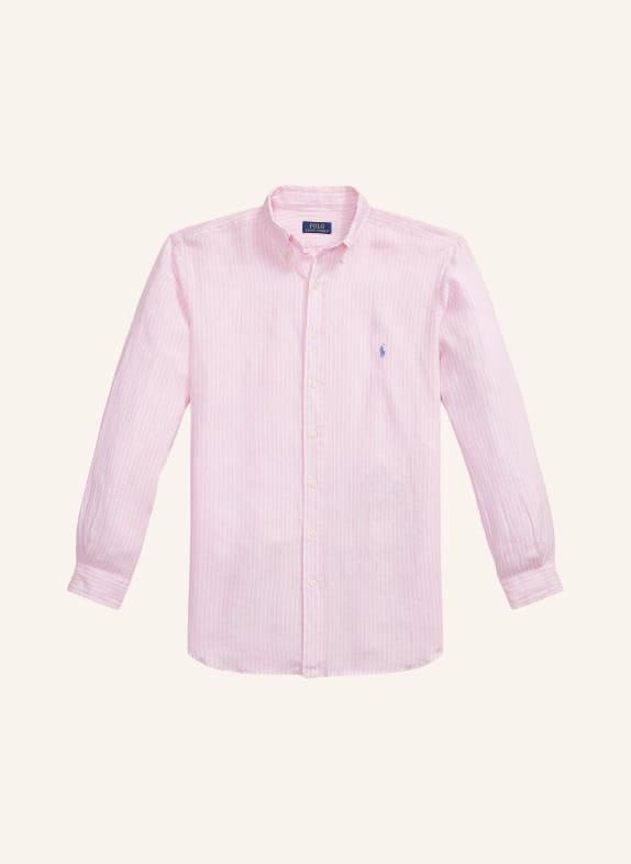POLO RALPH LAUREN Big & Tall Leinenhemd ROSA / HELLROSA