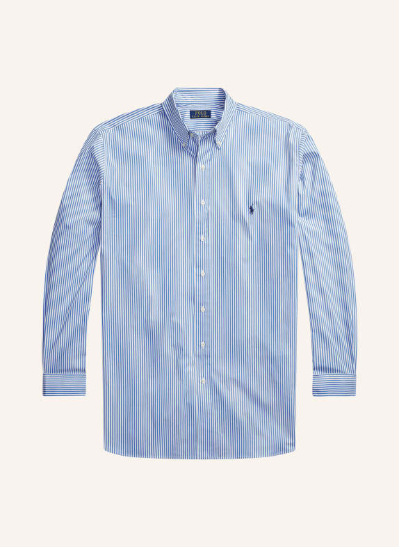 POLO RALPH LAUREN Big & Tall Shirt LIGHT BLUE / WHITE