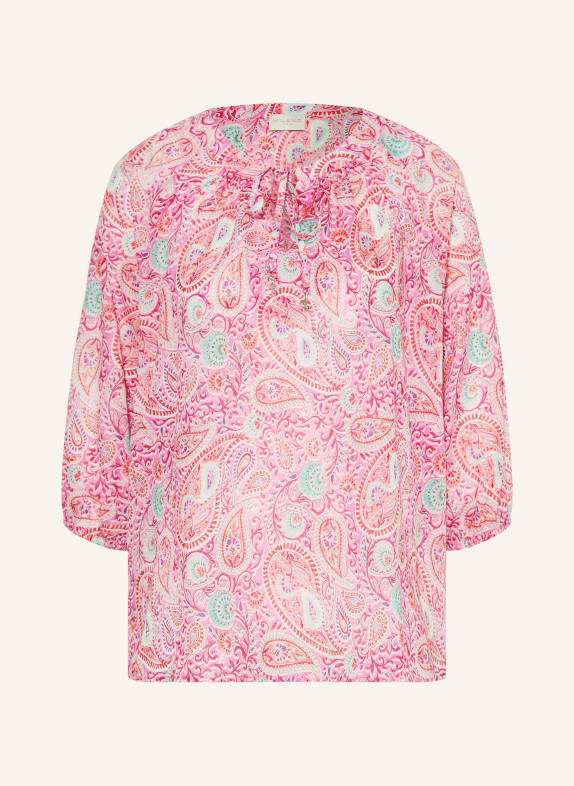 MILANO ITALY Blouse met 3/4-mouwen ROZE / ROZE / MINT