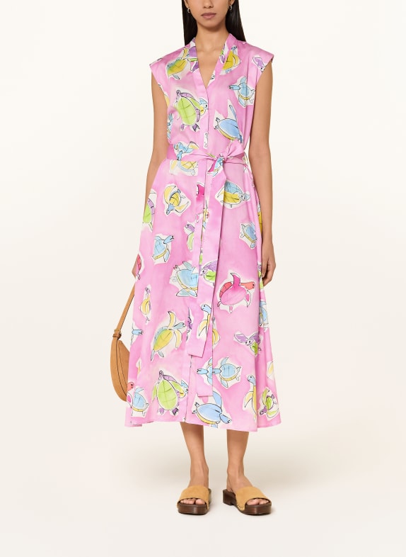 MILANO ITALY Kleid ROSA / GELB / WEISS