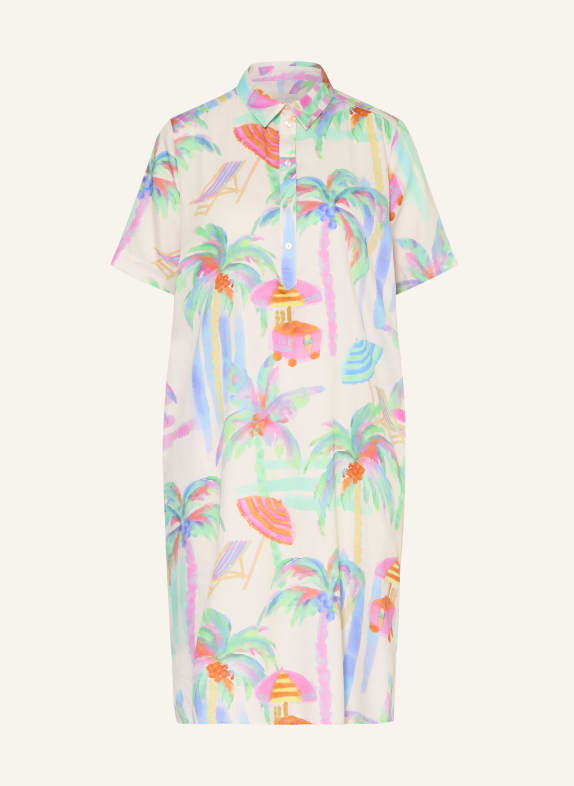 MILANO ITALY Overhemdjurk CRÈME / LICHTGROEN / LICHTBLAUW