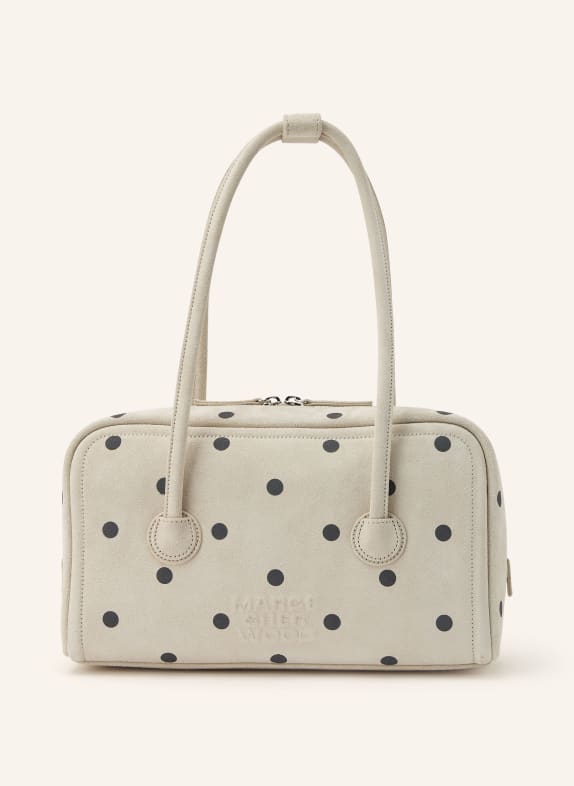 MARGE SHERWOOD Handtas SOFT BOSTON SMALL LICHTGRIJS / ZWART