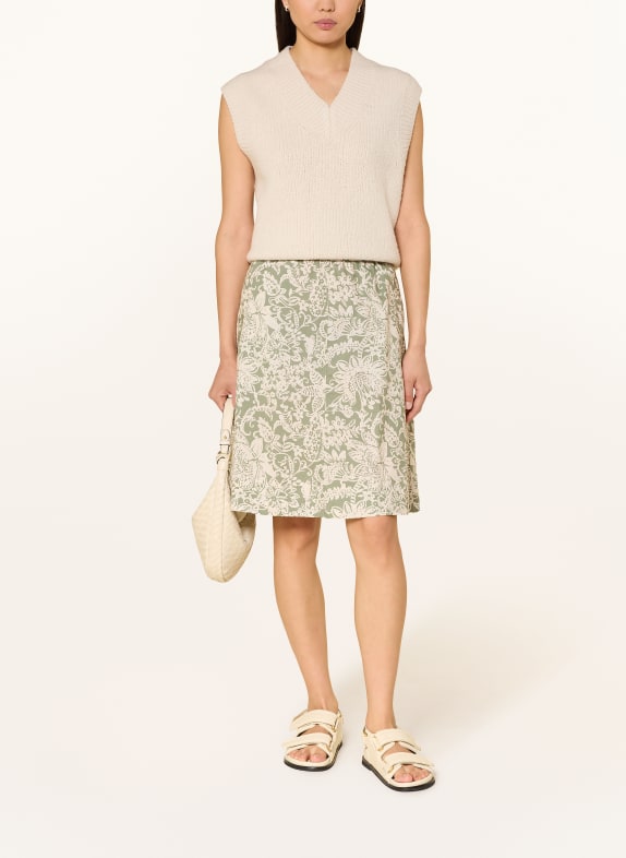 Marc O'Polo rok GROEN / CRÈME