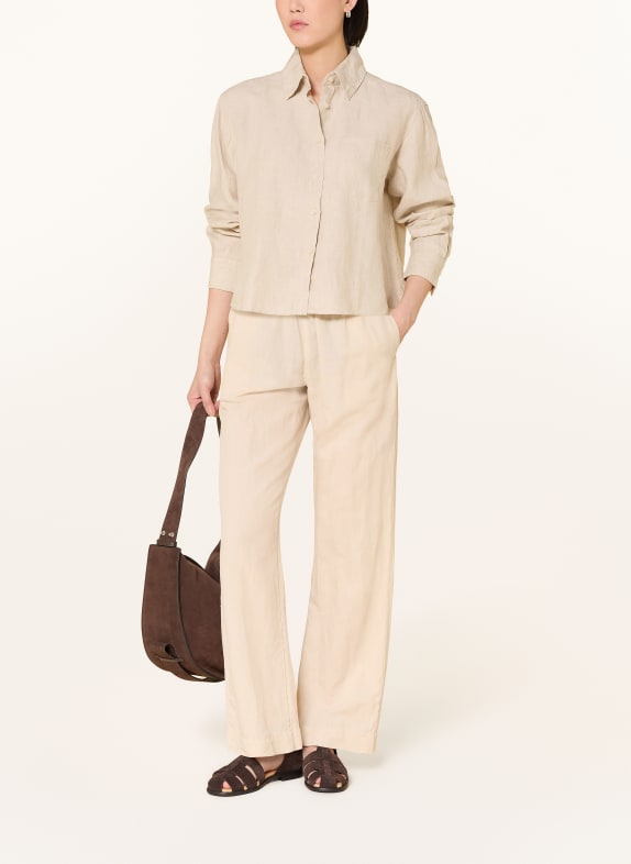 Marc O'Polo Skjortblus i linne BEIGE
