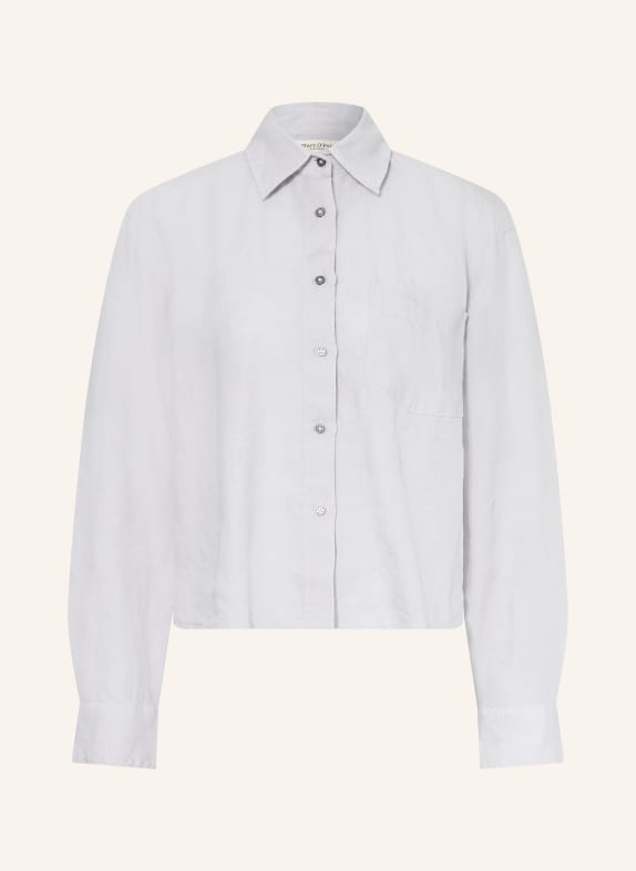 Marc O'Polo Linnen overhemdblouse LICHTGRIJS